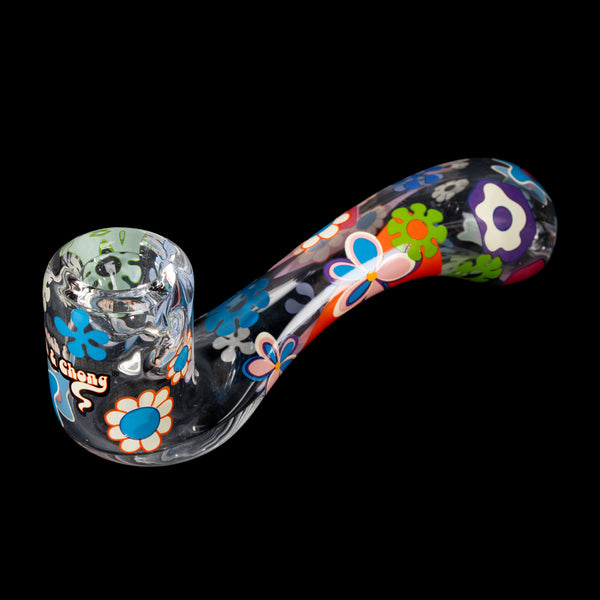5.5" Power to the Flower Sherlock Hand Pipe