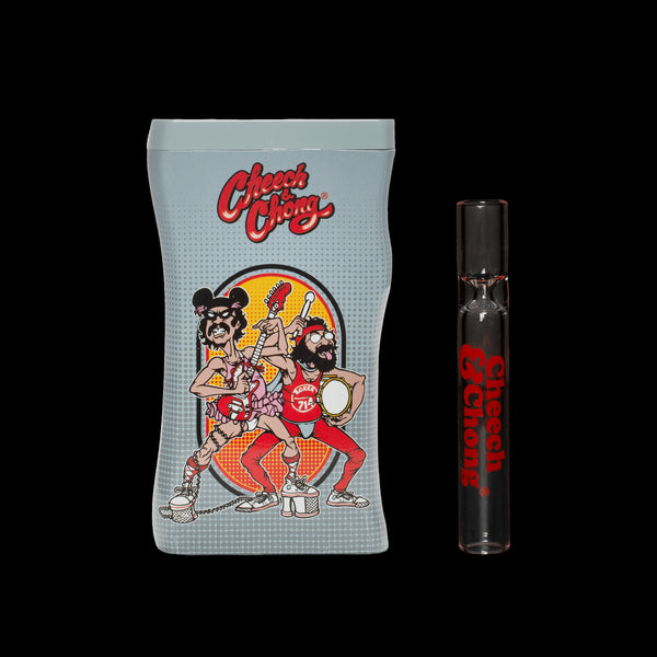 3.8" Earache Dugout | Cheech & Chong Glass 3.8" Earache Dugout | Cheech & Chong Glass