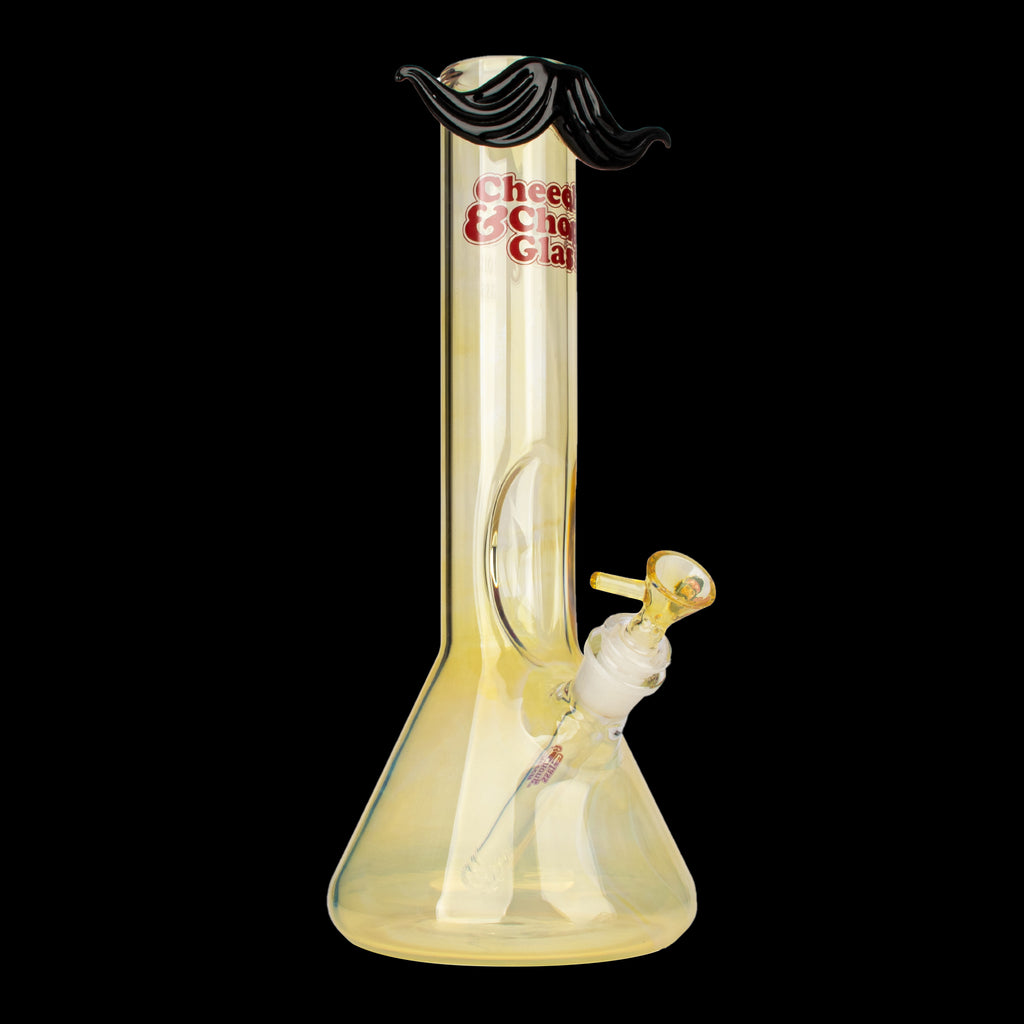 12" Moustache Ride Beaker Base Water Pipe